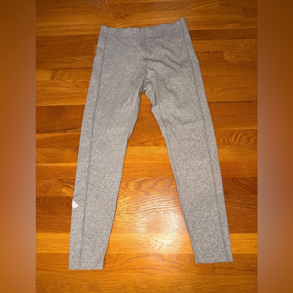 Victoria’s Secret PINK Active Gray High Rise Leggings Logo Yoga Size L